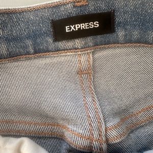 High Rise Stretch skinny jeans.